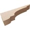 Ekena Millwork 5"W x 30"D x 10"H Thin New Brighton Rough Cedar Woodgrain TimberThane Corbel, Primed Tan CORUR05X30X10NEBRCPR - alternate 2